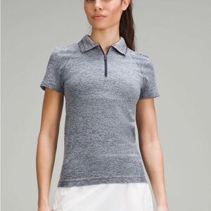 Lululemon Swiftly Tech Short-Sleeve Half-Zip Polo Shirt
True Navy / White